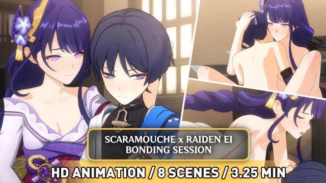 RaidenEixScaramouche Animation (HD)